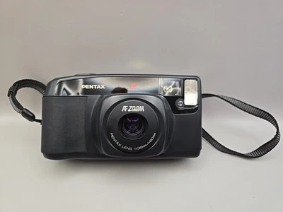 Vintage Pentax IQZoom 60 Camera 35mm Point Shoot AF Zoom Macro Japan Clean - Image 1 of 4
