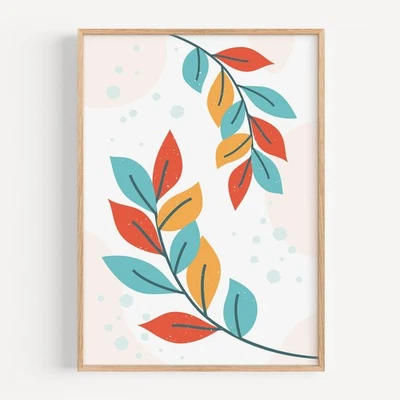 Flower Botanical Floral Art Decor Poster Print - FLA444 - Image 1 of 4