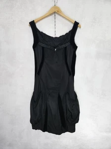 Vestido Marithe Francois Girbaud MFG Avant Garde Negro Tanque Viscosa Talla US 27 - Imagen 1 de 9