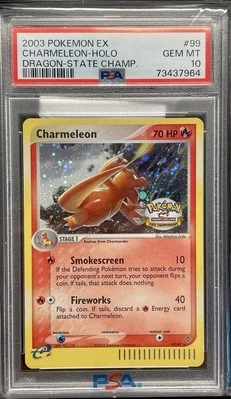 Pokemon PSA 10 GEM MINT EX Dragon STATE CHAMPIONSHIPS - HOLO Charmeleon 99/97 - Image 1 of 2