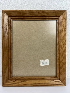 VTG Solid Oak Frame 8x10" Photo (overall size 12x10") Non-glare Glass - Picture 1 of 7