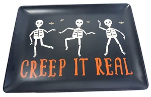 Hyde & Eek CREEP IT ECHTE SKELETTE Serviertablett Zielscheibe HALLOWEEN DEKO - Bild 1 von 7