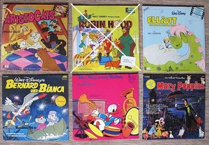 5LP Walt Disney ELLIOT BERNARD BIANCA MARY POPPINS DONALD DUCK ARISTOCATS, VG-Ex - Bild 1 von 3
