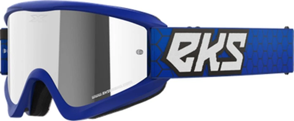 EKS Brand 067-60535 Flat Out Mirror Goggle Royal Blue Silver Mirror - Image 1 of 1