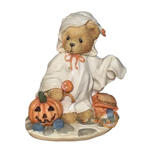 Cherished Teddies Bär Stacie You lift my Spirit Halloween Geist Kürbis 1994 - Bild 1 von 4