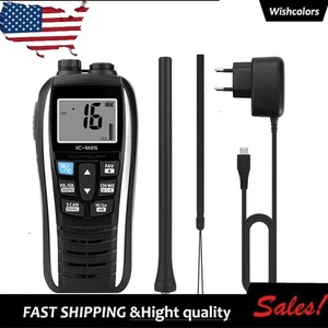 ICM25 Marine Walkie Talkie VHF Radio Marina 5W 5KM Transceptor de Mano para ICOM - Imagen 1 de 8