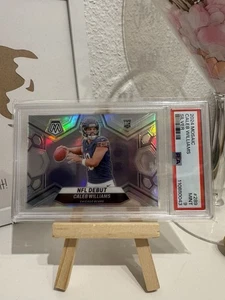 2024 Panini Mosaic - NFL Debut Caleb Williams #289 Silver Prizm (RC) PSA 9 - Picture 1 of 2