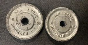 Dan Lurie - Brooklyn NY Barbell (1” Standard 5 Lb Pair Plates) 10lbs total - Picture 1 of 2