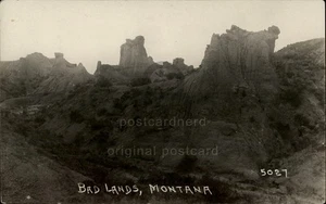 RPPC Band Lands,MT Montana Pearson Company Real Photo Postcard - Picture 1 of 5