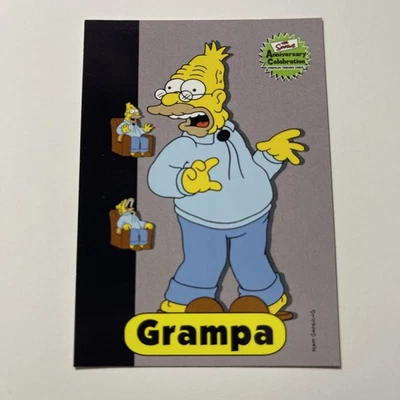 2000 Inkworks The Simpsons Grampa Abe Simpson Character Card #20 - Image 1 of 2