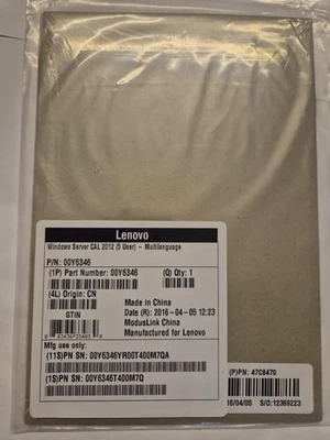 Microsoft Windows Server 2012 / 2012 R2 - CAL 5 User - Multilingual - R18-03757 - Bild 1 von 3