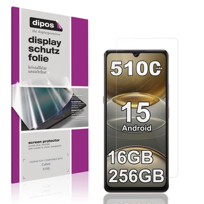 4x Protector de Pantalla para Cubot X100 Protección Cristal Transparente dipos Foto 1 de 4