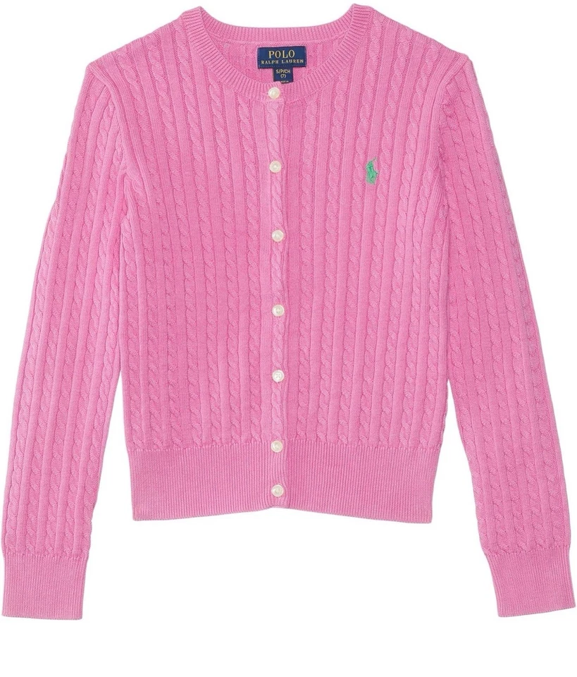 Polo Ralph Lauren Niña 'Mini-Cable Algodón Talla 7 Foto 1 de 1