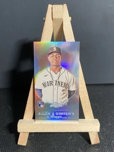 2022 Topps Allen & Ginter Chrome Julio Rodriguez Mini Variation RC Refractor SSP - Picture 1 of 2