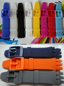 20mm High QTY rubber/silicon strap.bracelet.band SUS series chrono replacement - Picture 1 of 17