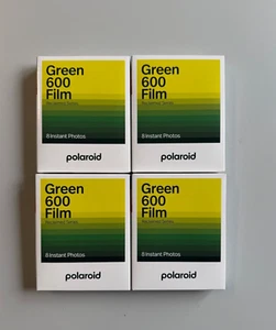 POLAROID 4X 600 GREEN instant film Reclaimed Limited Edition 8EXP NUOVE 2024 - Imagen 1 de 2