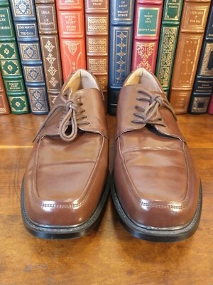 Croft & Barrow мужские 10 М коричневый ортолит Оксфорд платье обуви на шнуровке. - Изображение 1 из 4