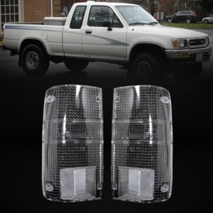 Fit Toyota 1989-92 Fit Hilux Mk 3 Ln Rn YnTail Rear Light Lamp Lens Clear pair - Picture 1 of 9
