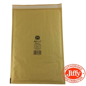 JIFFY GOLD BUBBLE ENVELOPES 290x445MM (JL6) SMALL PARCEL MAILING BAGS - Picture 1 of 4