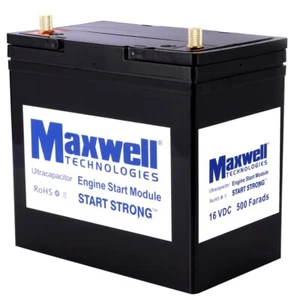 Maxwell 16V 500F Super Capacitor Battery 6pcs 2.7V 3000Farads With plastic case - Picture 1 of 7