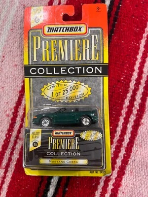Mustang Cobra Matchbox 1996 Premiere Collection Select Class Series 5 Dark Green - Image 1 of 2