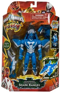 Power Rangers Jungle Fury Deluxe Animorphin' Shark Ranger Figure NEW Bandai 2008 - Picture 1 of 8