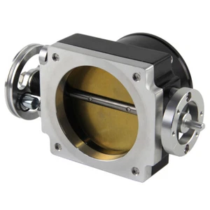 High Flow CNC Billet Aluminum 90mm Reverse Throttle Body - Picture 1 of 9