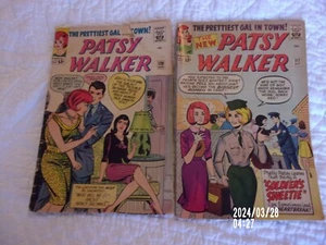 Lote Patsy Walker Marvel Plata # 117 (Bueno 2.5) 1964, #120 (Aceptable) 1965 - Imagen 1 de 2