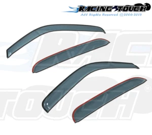 For Hyundai Genesis 09-14 Ash Grey Out-Channel Window Visor Sun Guard 4pcs - Picture 1 of 7