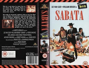 Spaghetti Western on PAL VHS SABATA w/Lee Van Cleef & William Berger - Picture 1 of 2