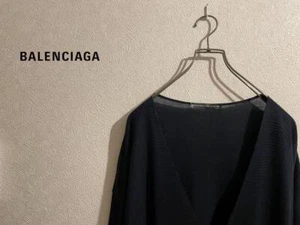 BALENCIAGA V-neck knit dress, black, women's, size S, From Japan, i4168 - Picture 1 of 14