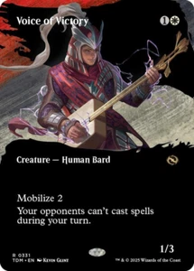 MTG magic 1x Voice of Victory BORDERLESS (M/NM) Tarkir Dragonstorm - Photo 1 sur 1