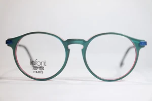 Gafas infantiles Lafont Victor 44 171 verde azul rojo ovalado NUEVAS - Imagen 1 de 6