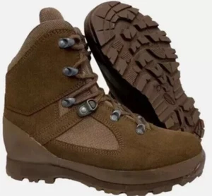 Haix Brown High Liability Combat Boot Brown Desert British Army Size Uk 8 - Picture 1 of 5