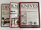 Illustrated Guide to Knives Swords Daggers Blades Sabres Lances set of 2 boxed