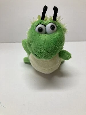 Ganz Webkinz Caterpillar Plush Stuffed Animal No Code HM434 Green 8 inches - Image 1 of 4