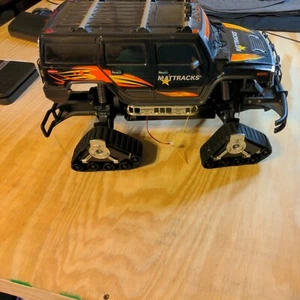 2003 Radio Shack 1:10 Hummer Mattracks 4WD Used 60-4358 rc for parts work needed - Picture 1 of 8
