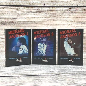 Michael Jackson Biography & Songs Book Set Chalty 1 2 3 - Picture 1 of 3