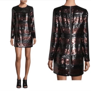 Veronica Beard Stripped Breakers Sequin Mini Striped Dress Size 0 - Picture 1 of 12