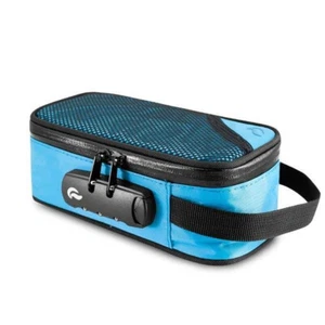 Skunk Original Sidekick Carbon Lined Smell Proof Bag Protection Case +Lock Blue - Picture 1 of 6