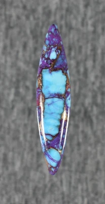 莫哈韦和蓝色绿松石凸圆形紫色 — 第 1/4 张图片