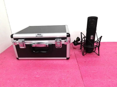 SLATE DIGITAL VMS ML-1 LARGE DIAPHRAGM MICROPHONE W/CASE & SHOCK MOUNT-BLACK T9 - Image 1 of 4