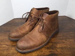 Born Harrison Chukka Boots Shoes Men's Size 12 M Brown Leather Lightweight - Picture 1 of 9