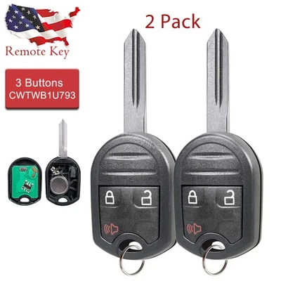2 para 2011 2012 2013 2014 2015 Ford Edge Explorer controle remoto chaveiro CWTWB1U793 - Imagem 1 de 4