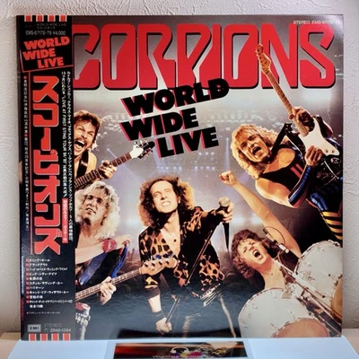 Scorpions – World Wide Live/ 2LP 1985 w/OBI EMI EMS-67178~79 Japan EX/EX - Imagem 1 de 4