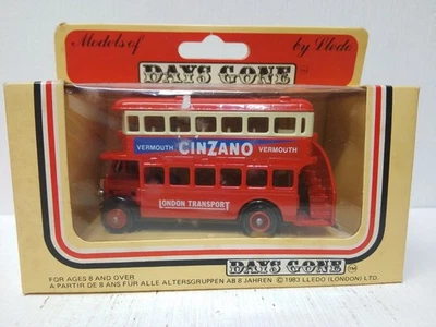 LLEDO Days Gone London Transport Double Decker Bus “Cinzano ” Diecast  - image 1 of 4