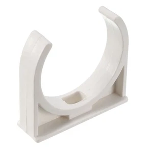 50mm PVC Pipe Clamps White 50mm OD Hose Clips , 20Pcs - Picture 1 of 7