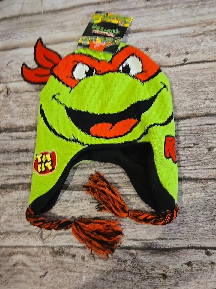 Teenage Mutant Ninja Turtles TMNT Raphael Childs Beanie/Knit Hat Nickelodeon