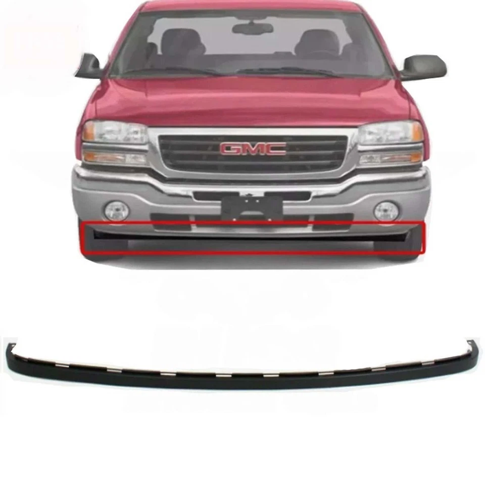 New Front Bumper Lower Valance Extension Black 2003-2007 GMC Sierra 1500 - Изображение 1 из 1