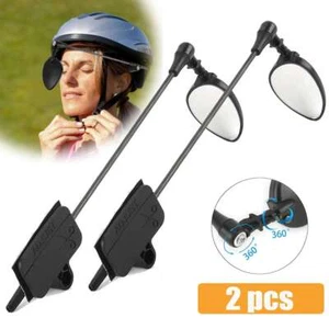 Espejo retrovisor ajustable 360° para casco de bicicleta 2 piezas para ciclismo - Imagen 1 de 15